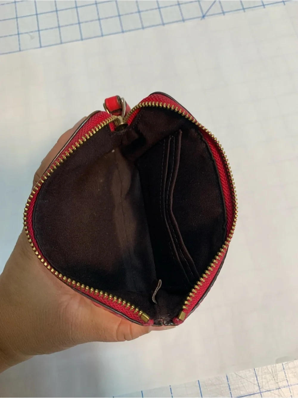 Coach PinkPatent Embossed Tablet Sleeve with Gold Logo